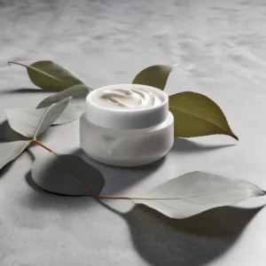Crema facial con aceite vegetal