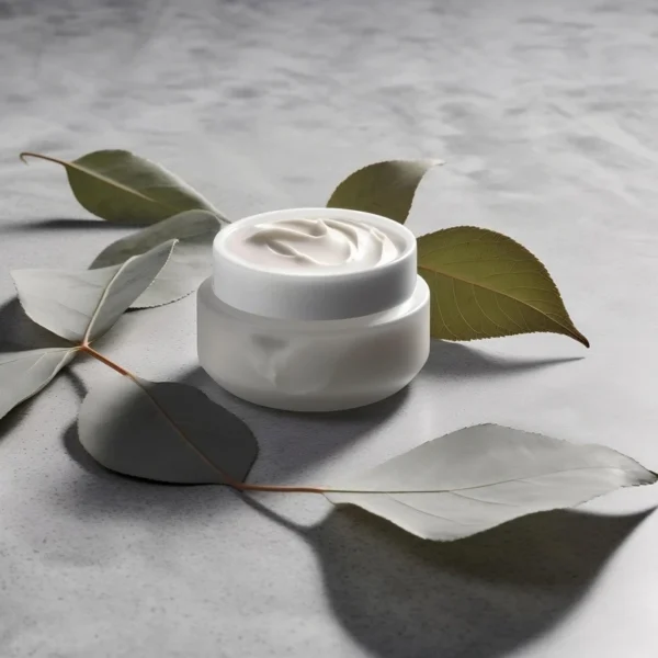 Crema facial con aceite vegetal